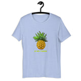 Pineapple T-shirt in heather blue